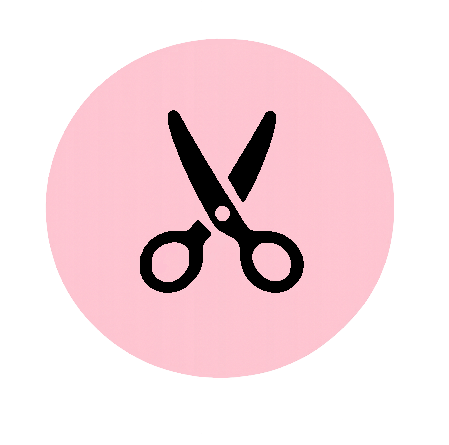 Pink scissors icon for Cricut projects and Funny Teacher SVG Quotes banner